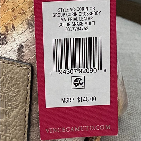 SOLD! Vince Camuto Snake Print Crossbody Bag - Picture 6 of 6